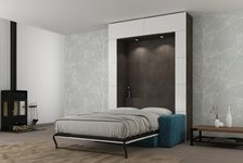 Шкаф кровать вертикальная с диваном Comfort 120х200
