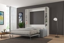 Шкаф кровать вертикальная с диваном Standart 140х200