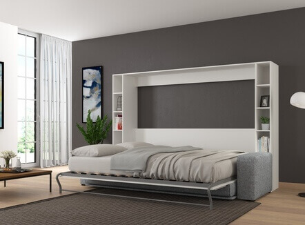 Шкаф-кровать горизонтальная с диваном Standart 160х200 | Guter Möbel
