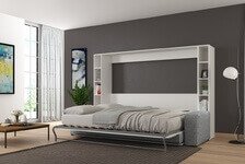 Шкаф-кровать горизонтальная с диваном Standart 160х200