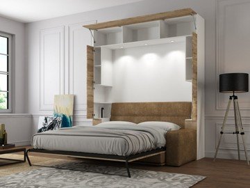 Шкаф кровать с диваном Premium 180x200 10