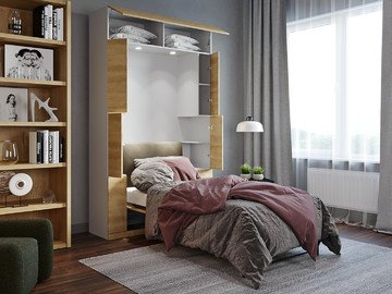 Шкаф кровать вертикальная Premium 90x200 2