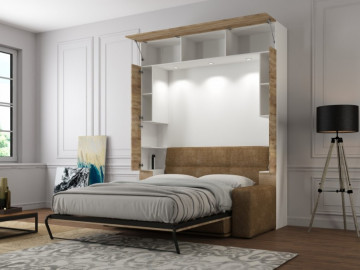 Шкаф кровать с диваном Premium 140х200 3