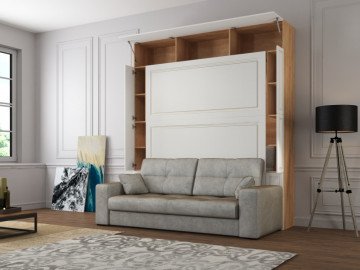 Шкаф-кровать с диваном Premium Феона 160х200 4